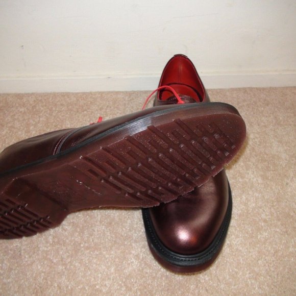 Dr. Martens Mie 1461 Cherry Red Anilmorbido Leather Loafer Made in England main image 6